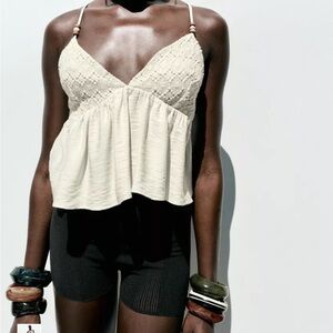 Zara beaded top